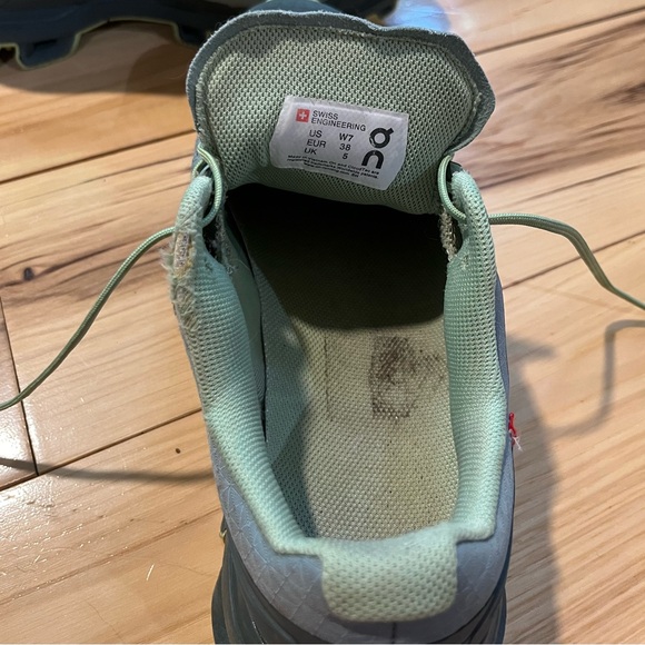 On Cloudventure Trail Running Shoe Teal Green Women’s 6.5 / 7 - Picture 6 of 7